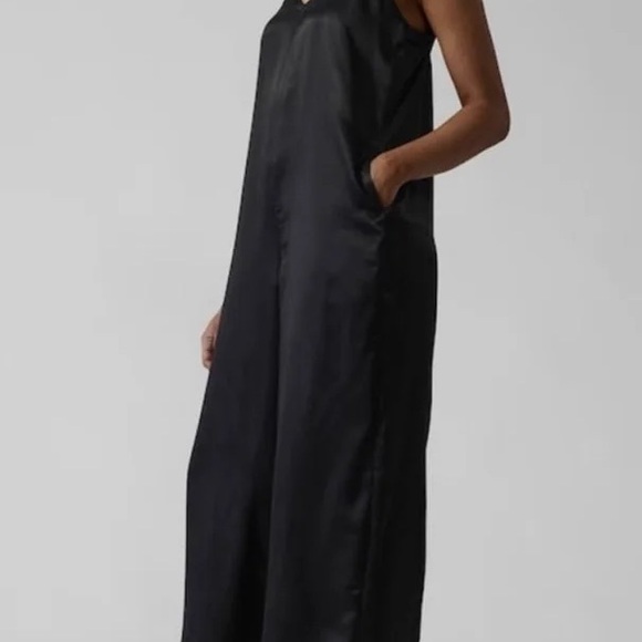 Athleta Black Wide Legs Cool Romper - Picture 10 of 10